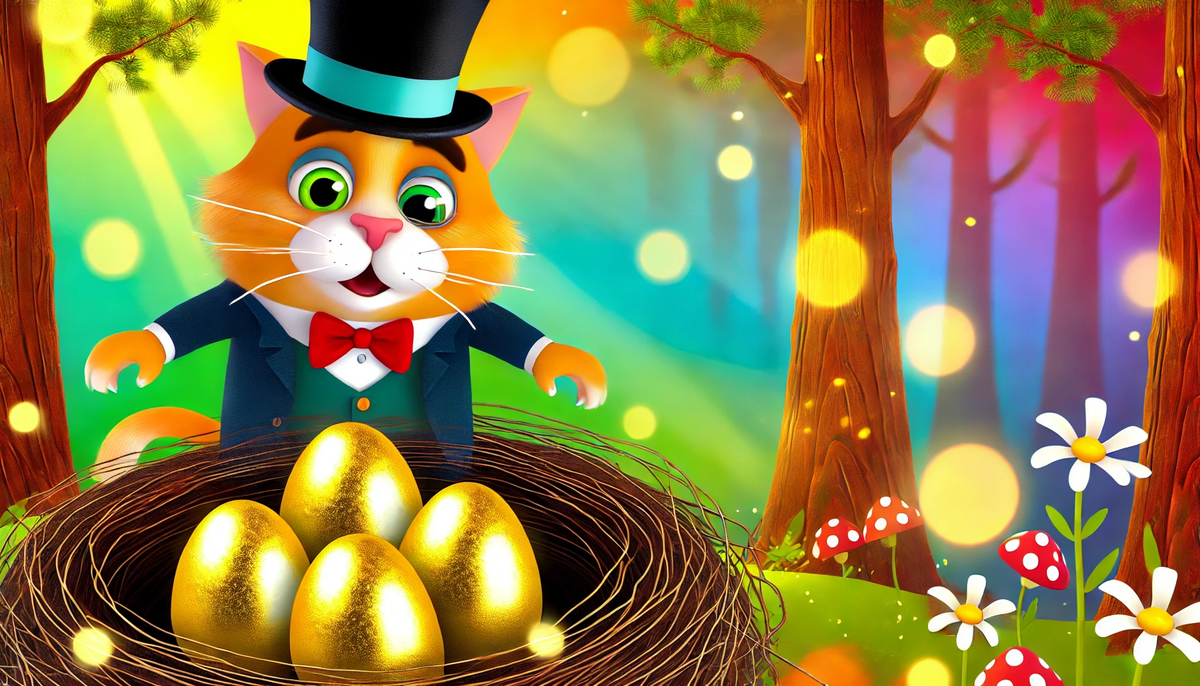 Fancy Cat and the Golden Eggs