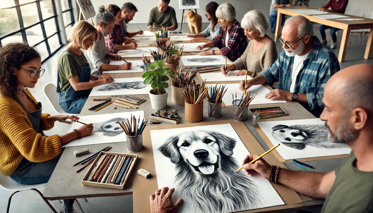 Intro to Drawing: Golden Retriever