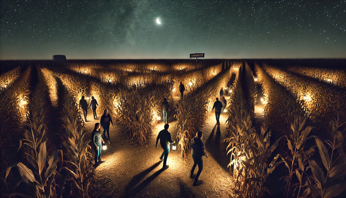 Nighttime Adult Corn Maze