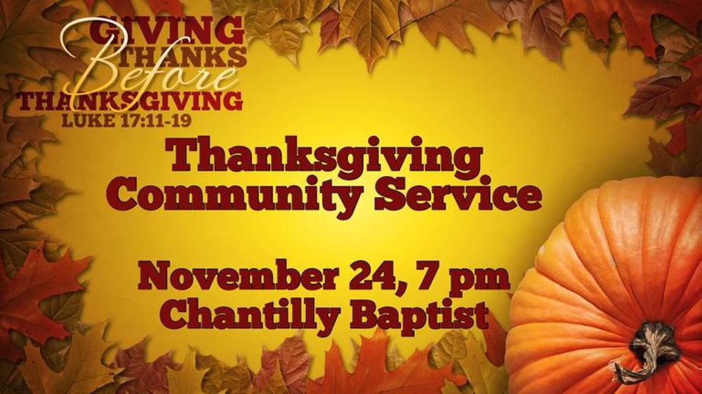 Community Thanksgiving Service