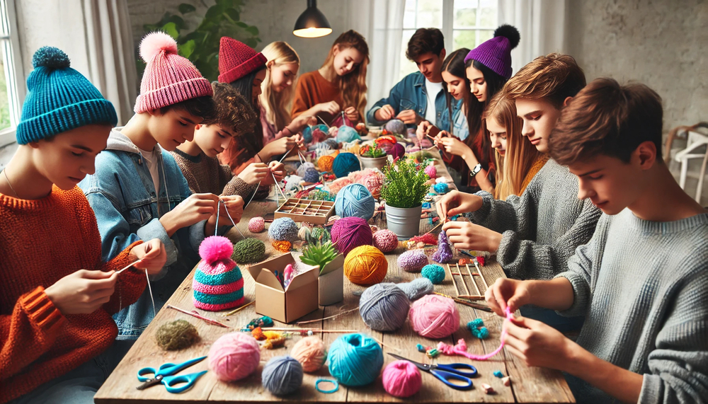 Hats and Hot Cocoa for Teens