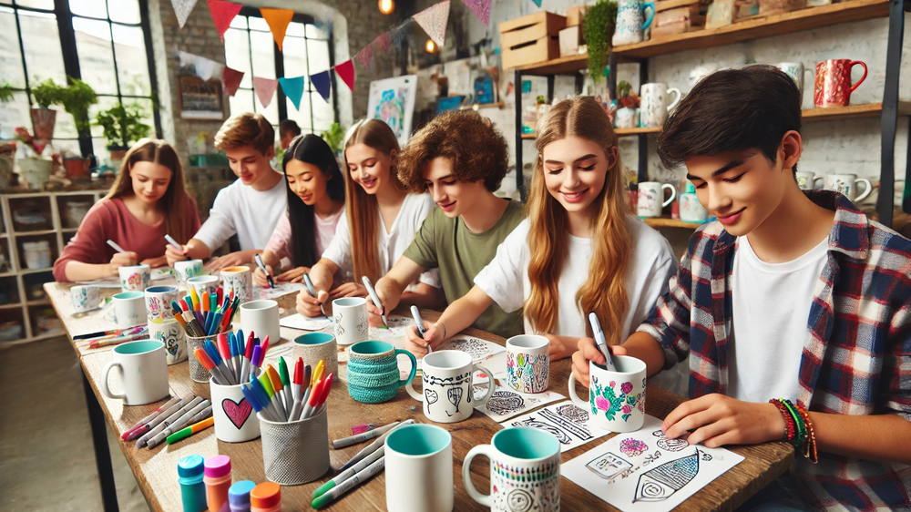 Teen Crafting: Sharpie Mugs